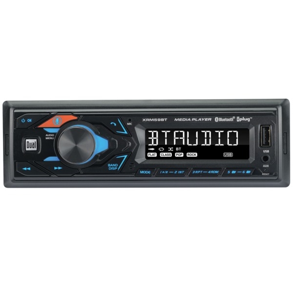  Single-DIN In-Dash All-Digital Media Receiver with Bluetooth