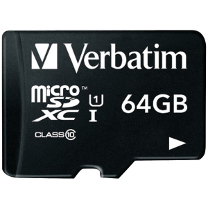  64GB Class 10 microSDXC Card with Adapter