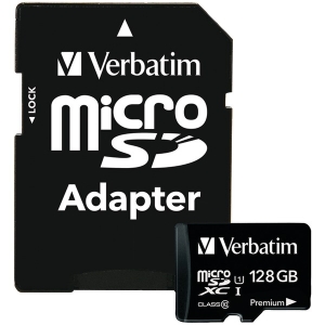  128GB Premium microSDXC Card with Adapter